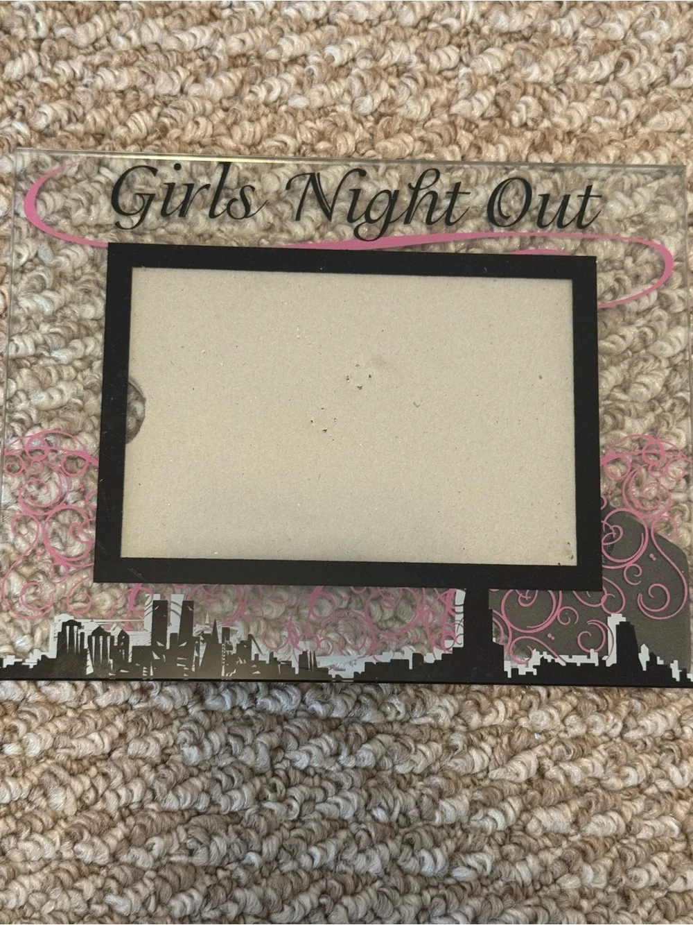 Girls Night Out Decorative Photo Frame - Pink and Black